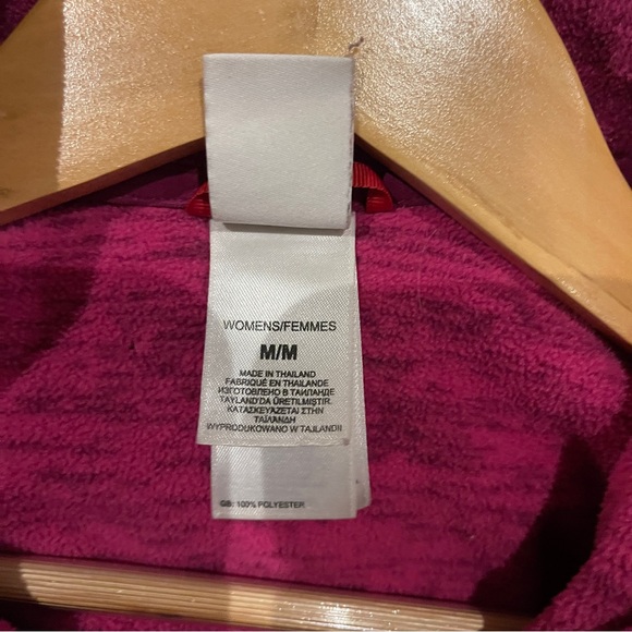 The North Face Pink Full-Zip fleece Jacket size M - Picture 5 of 5